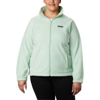 Columbia Benton Springs Full Zip Plus Size, Chamarras Verde Menta Para Mujer | 906243-WMQ